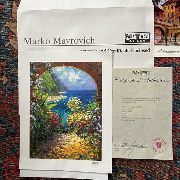 Art print bundle , Park West Gallery Seriolithograph
6 prints plus COA - Picture 4 of 7